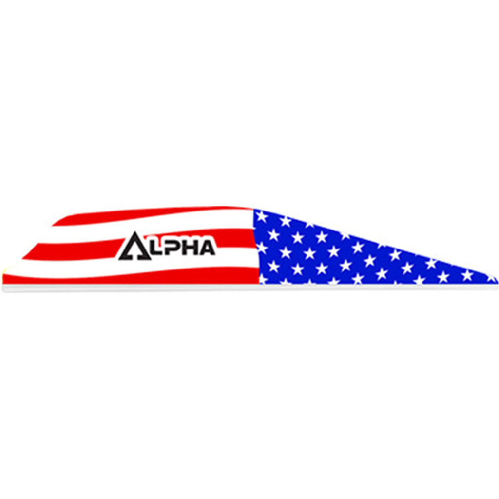 Bohning Alpha Vanes American Flag 100-Pack