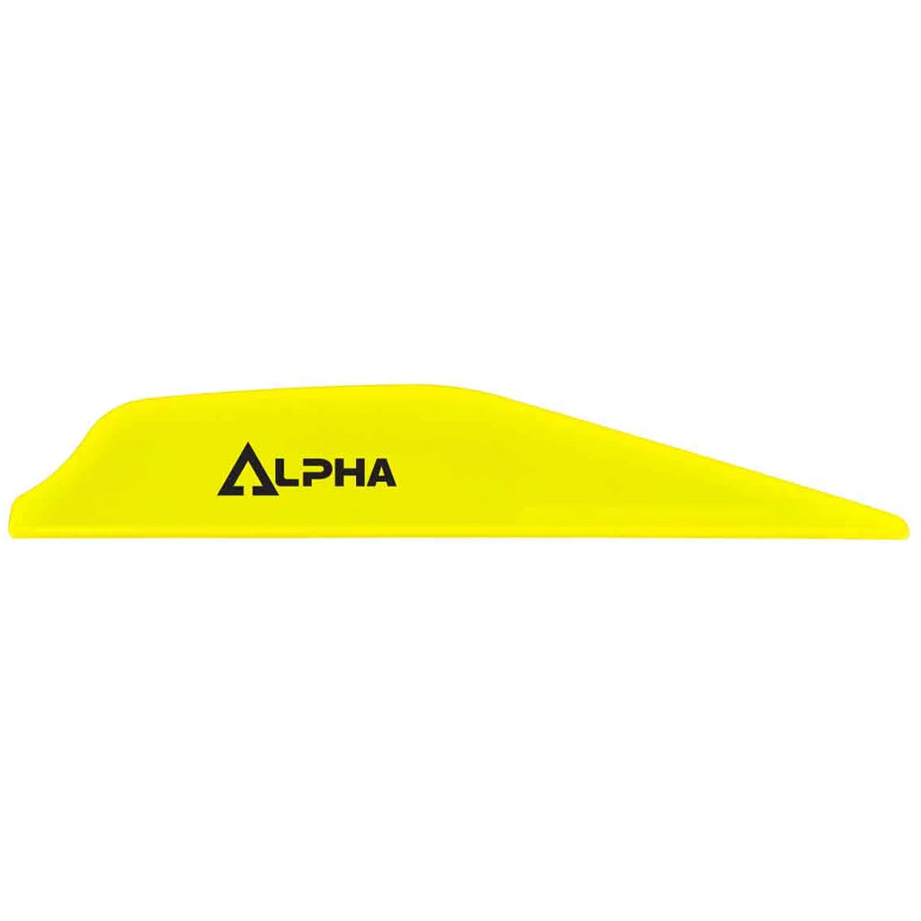 Bohning Alpha Vanes Neon Yellow 100 pk