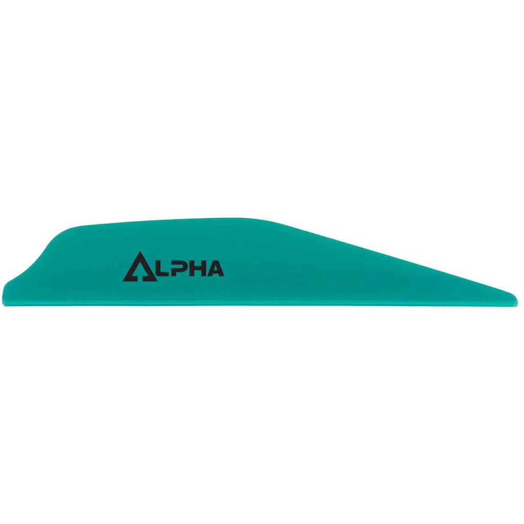 Bohning Alpha Vanes Teal (100-Pack)
