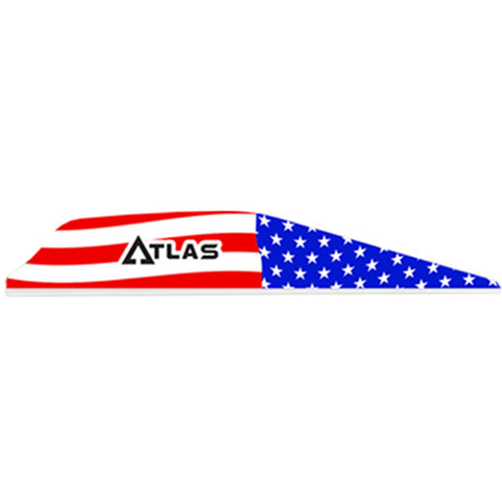 Bohning Atlas Vanes American Flag 100-Pack