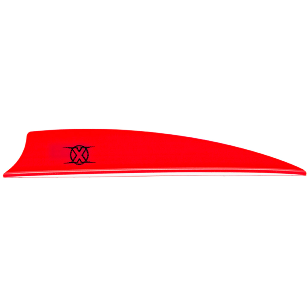 Bohning X Vanes Shield Cut 3in Neon Red Vanes (36 Pack)