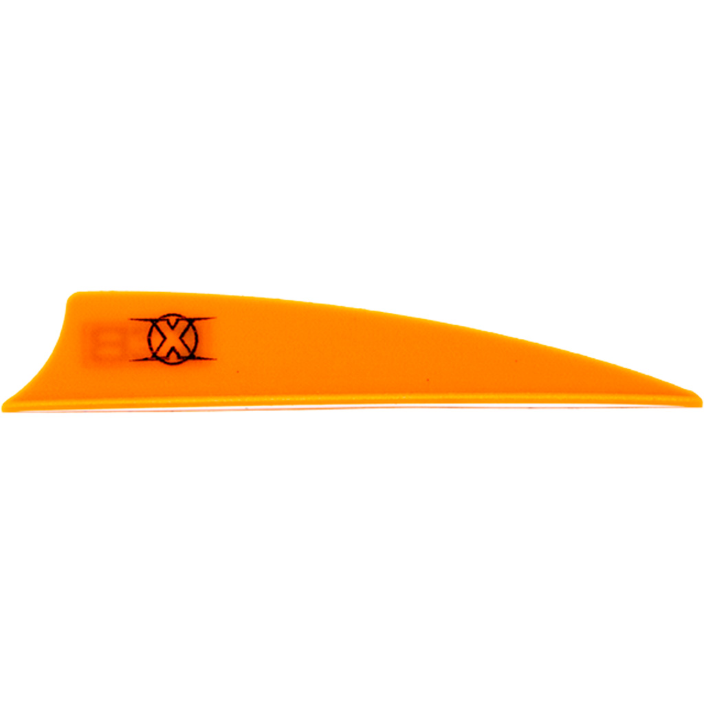 Bohning X Vane Shield Cut 3 in. Neon Orange Vane Pack (36)