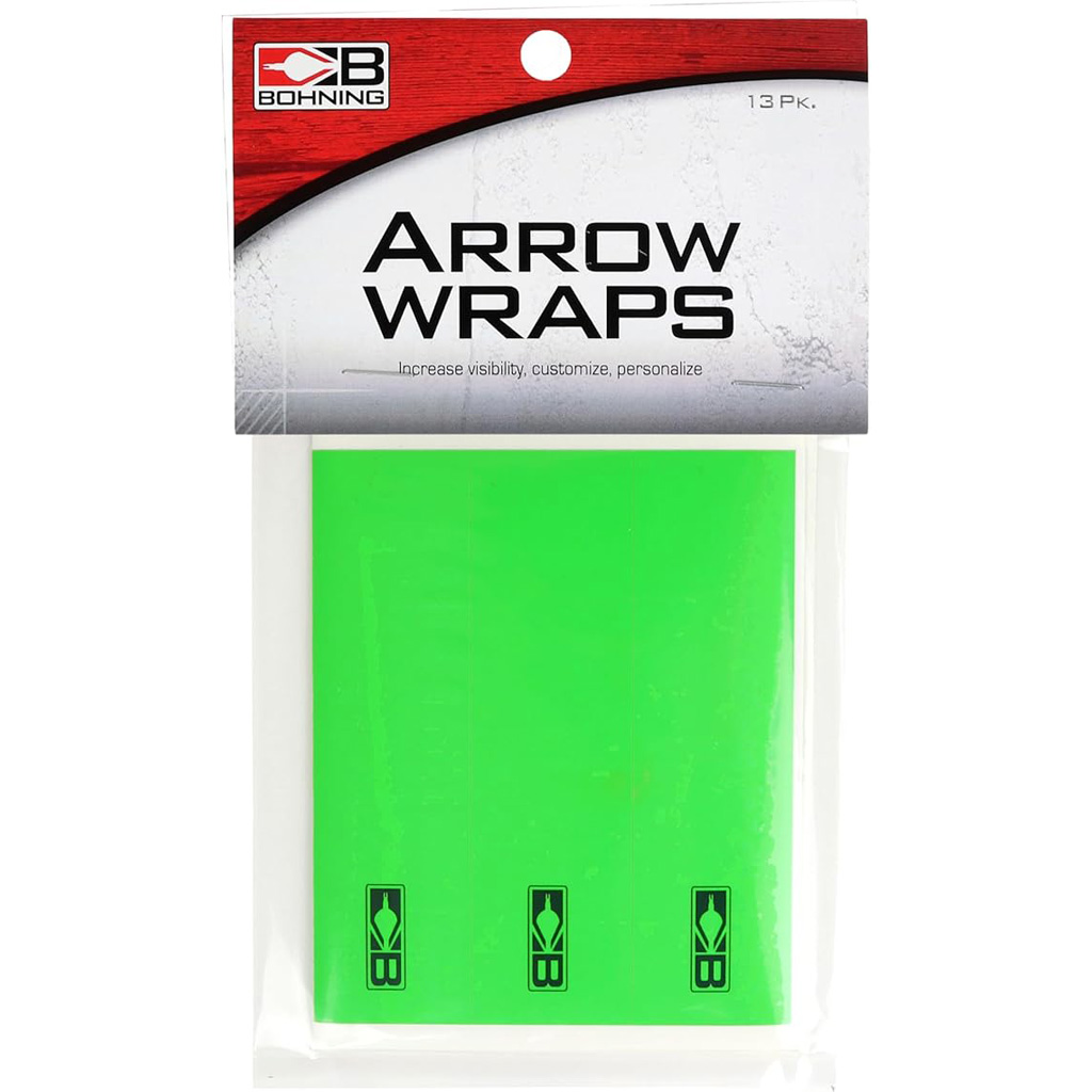 Bohning Arrow Wraps Small Diameter 5.5 in Neon Green