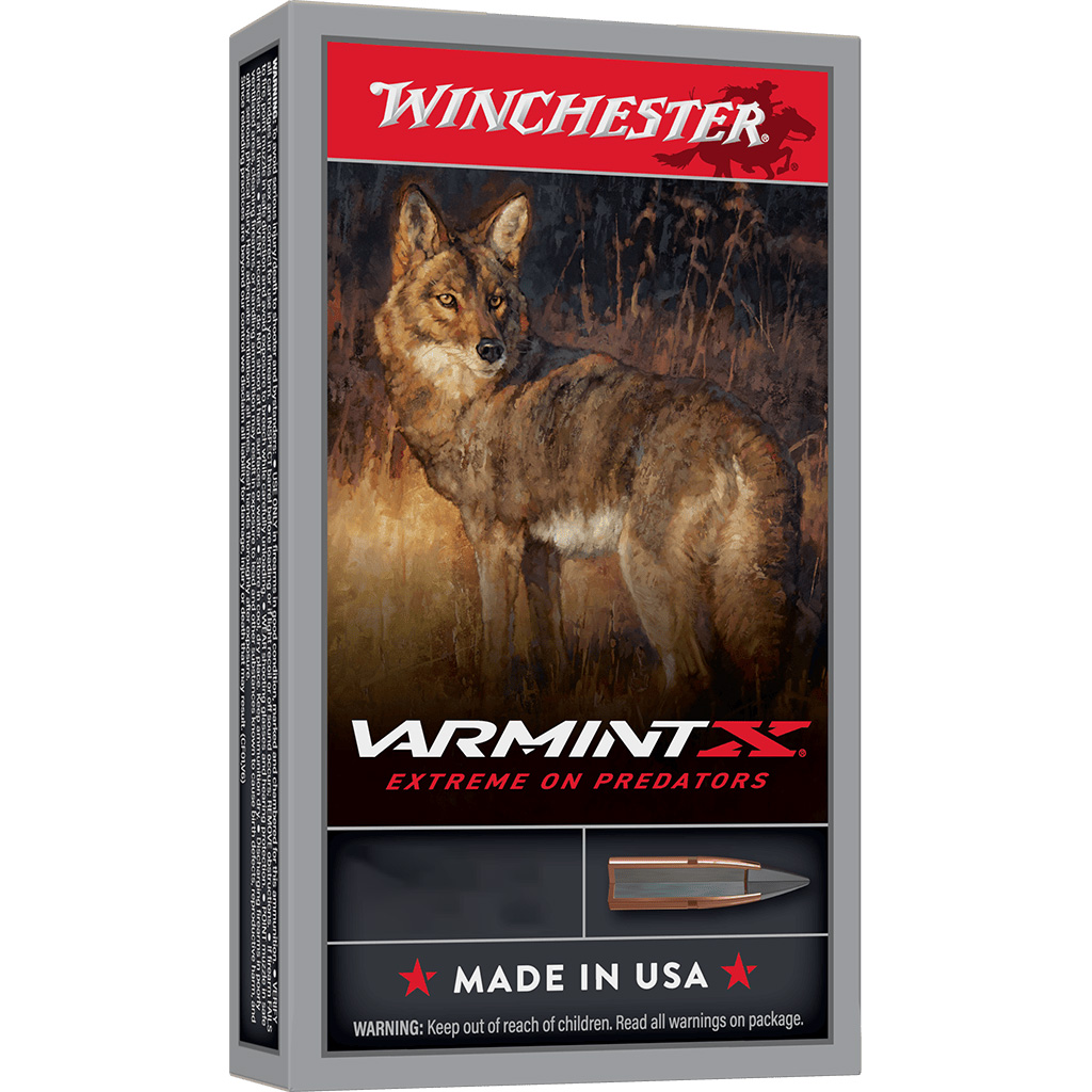 Winchester Varmint X .22-250 Remington 55 Grain Extreme Point (Polymer Tip) Ammunition