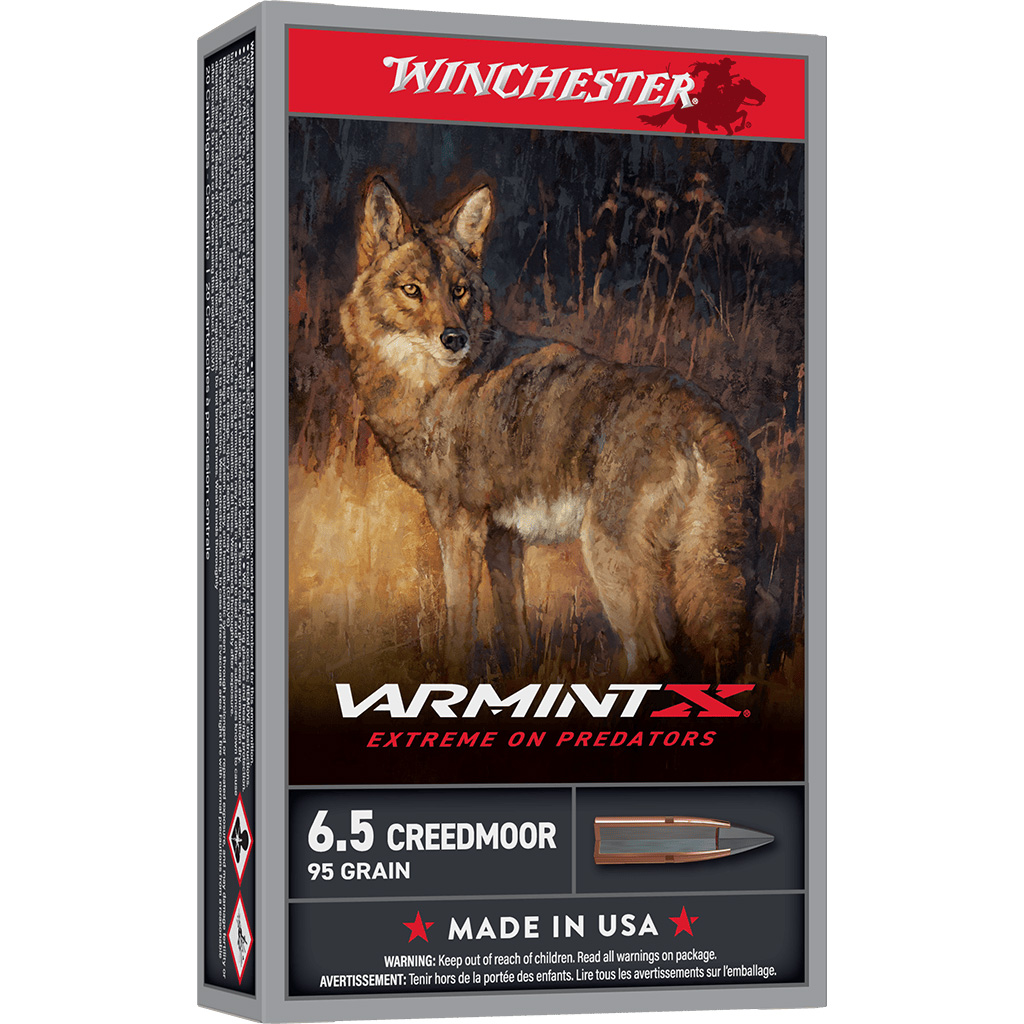 Winchester Varmint X 6.5 Creedmoor 95gr XP Rifle Ammo
