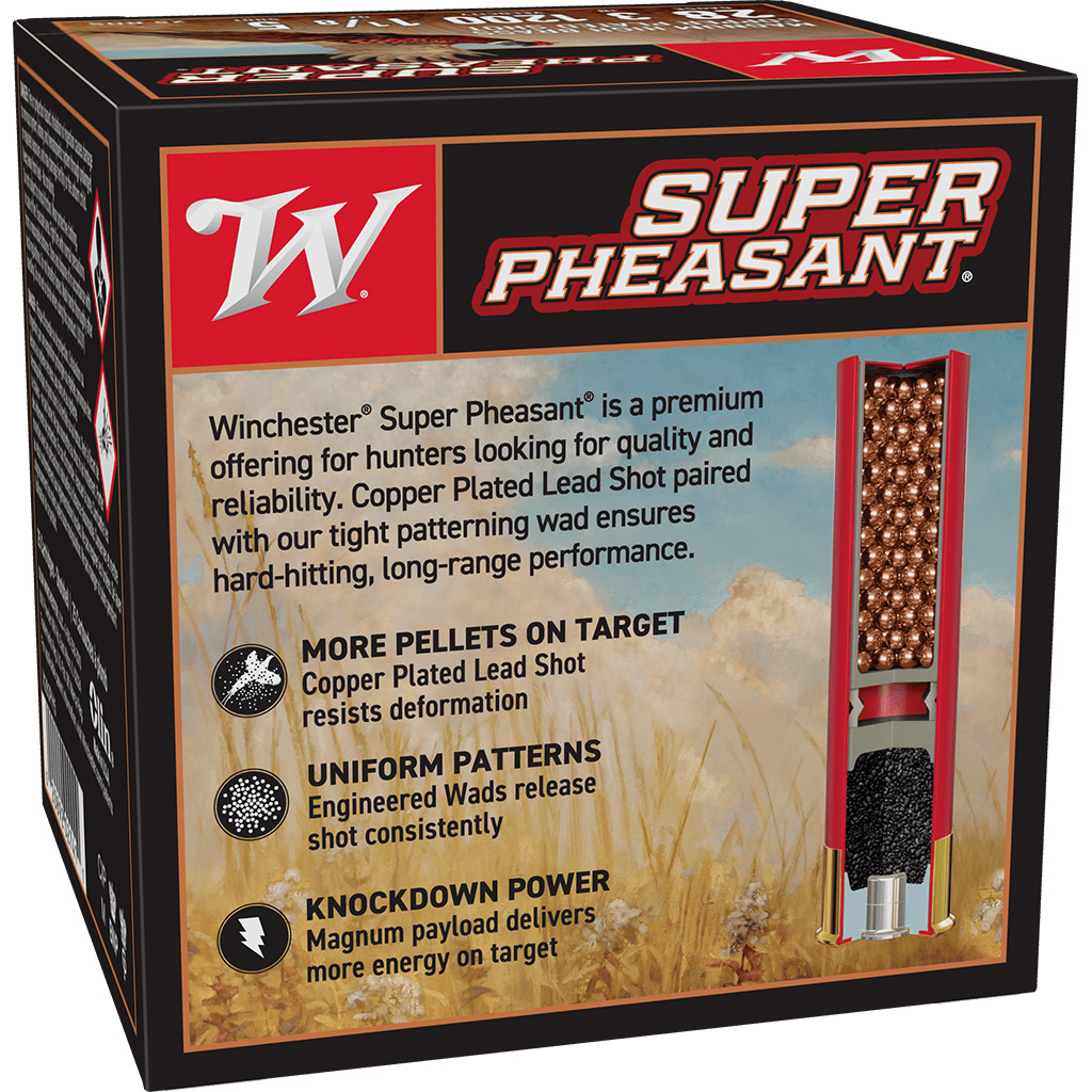 Winchester Super Pheasant 28 Gauge 3" 1-1/8 oz #5 Copper-Plated Lead Shot Shotshell Ammo