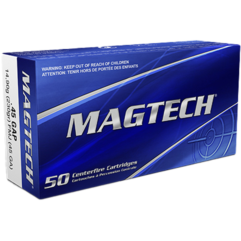 MAGTECH .45 GAP 230gr FMJ Handgun Ammo (50 Rounds)