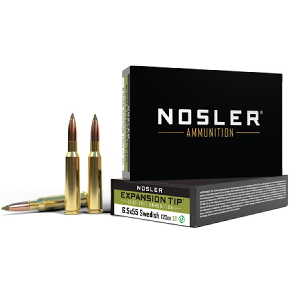 Nosler ETA E-Tip 6.5x55 Swedish 120gr Rifle Ammunition