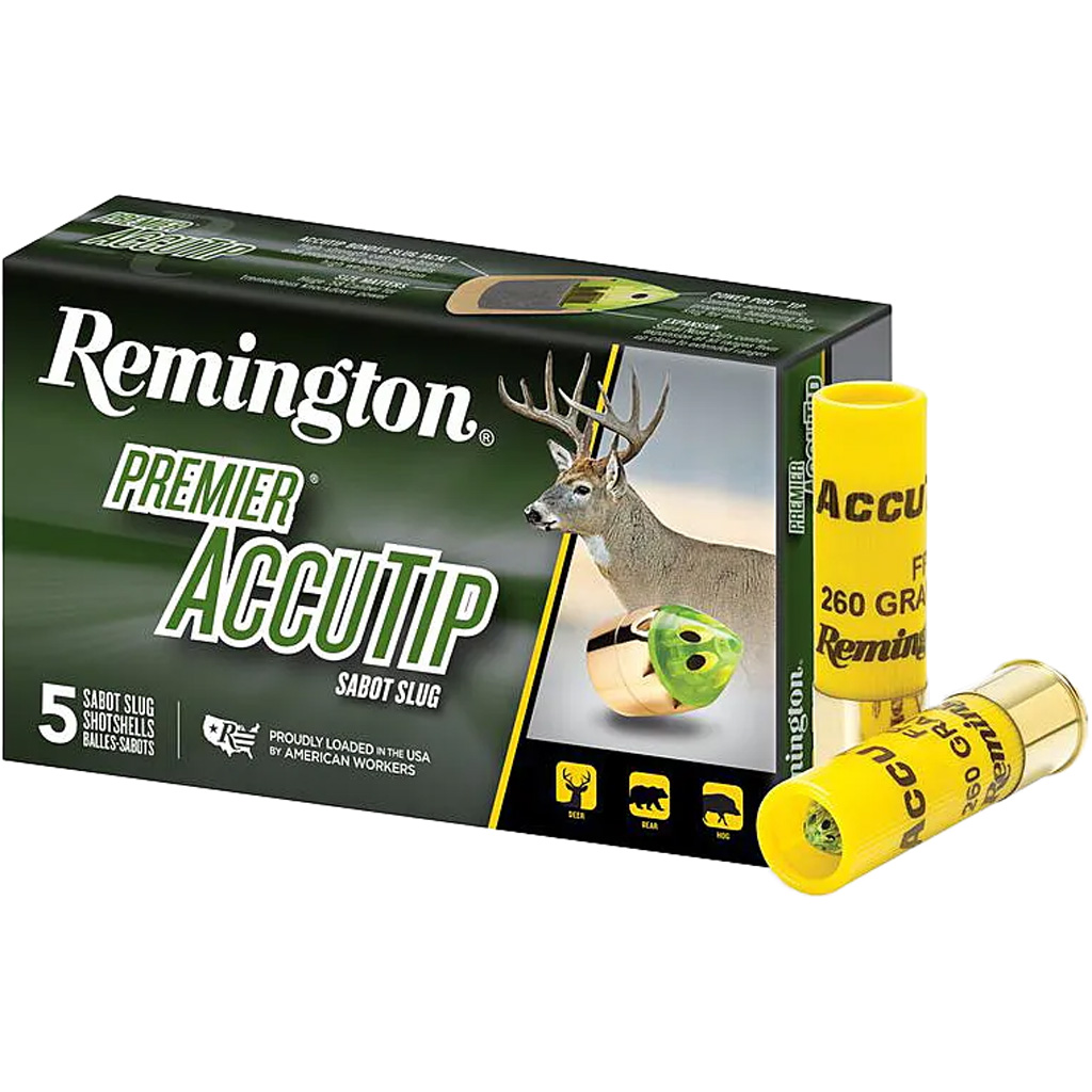 Remington Premier AccuTip MZ .50 Cal 260gr Sabot Muzzleloader Bullets (12/ct)