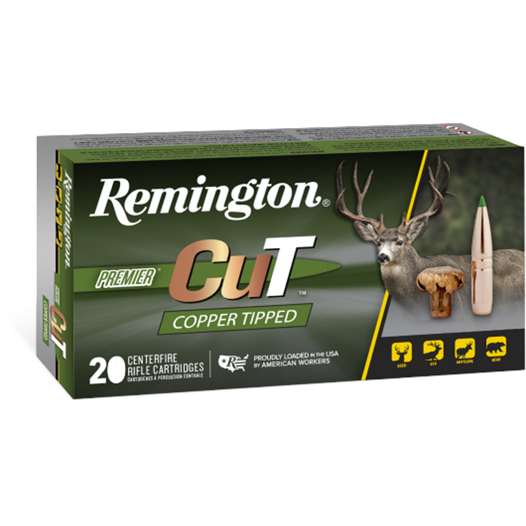 Remington Premier CuT 6.5 Creedmoor 120 Grain Copper Tipped Rifle Ammunition