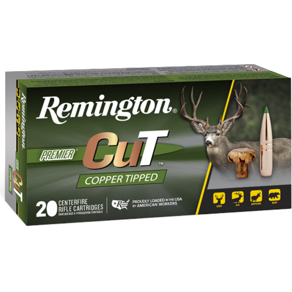 Remington Premier Cut 7mm Remington Magnum 150 Grain Copper Tipped Rifle Ammunition (20 Rounds)