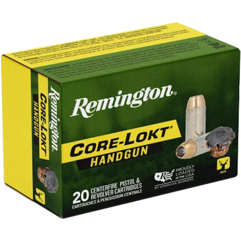 Remington Core-Lokt Handgun Ammunition 10mm Auto 200gr JHP