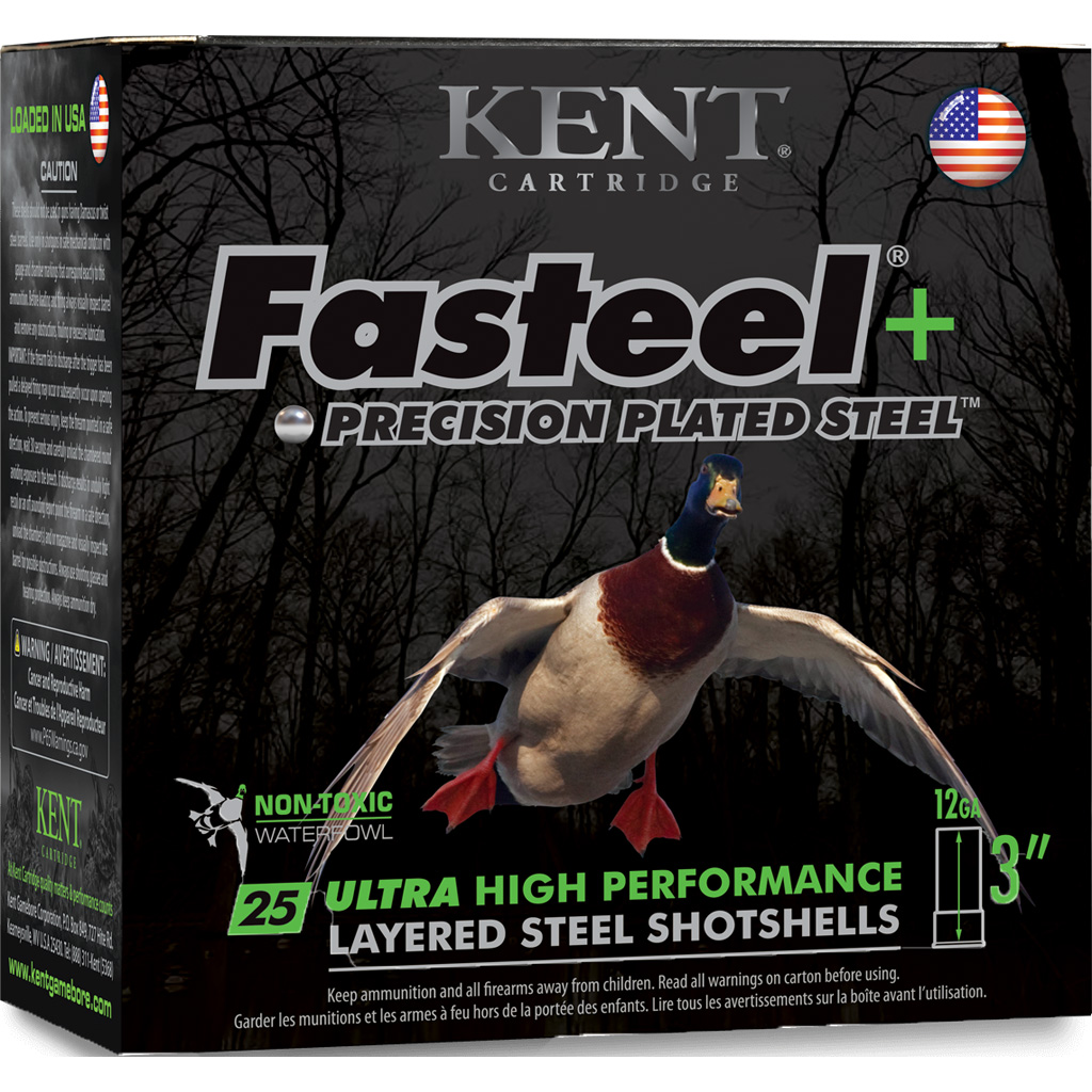 Kent Fasteel Plus 20 Gauge 3 in 1 oz #2 & #4 Waterfowl Shotshells
