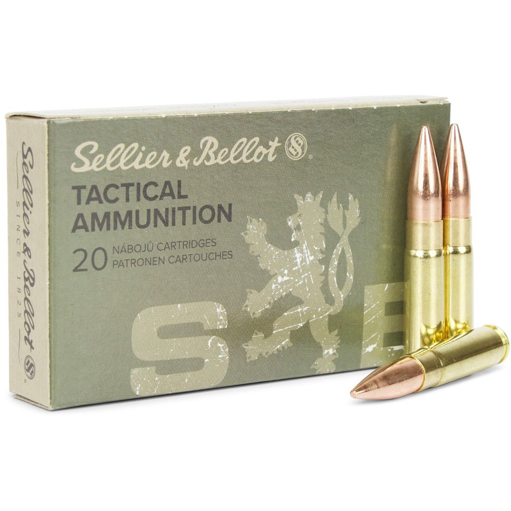 Sellier & Bellot 7.62x54R 180gr FMJ Rifle Ammunition (20 rounds)
