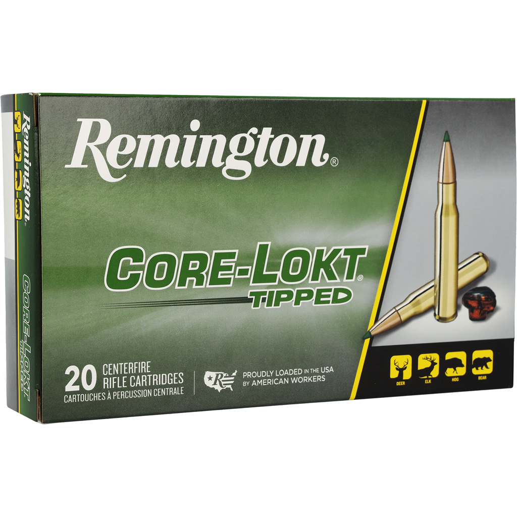 Remington Core-Lokt Tipped 300 Rem Ultra Mag 180 Grain Tipped Rifle Ammunition (20 Rounds)