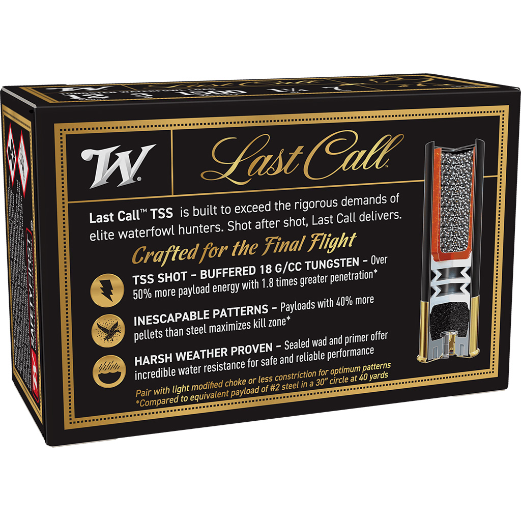 Winchester Last Call TSS Waterfowl 12 Gauge 3 in. 7 Shot Shotshell (10 Rounds)