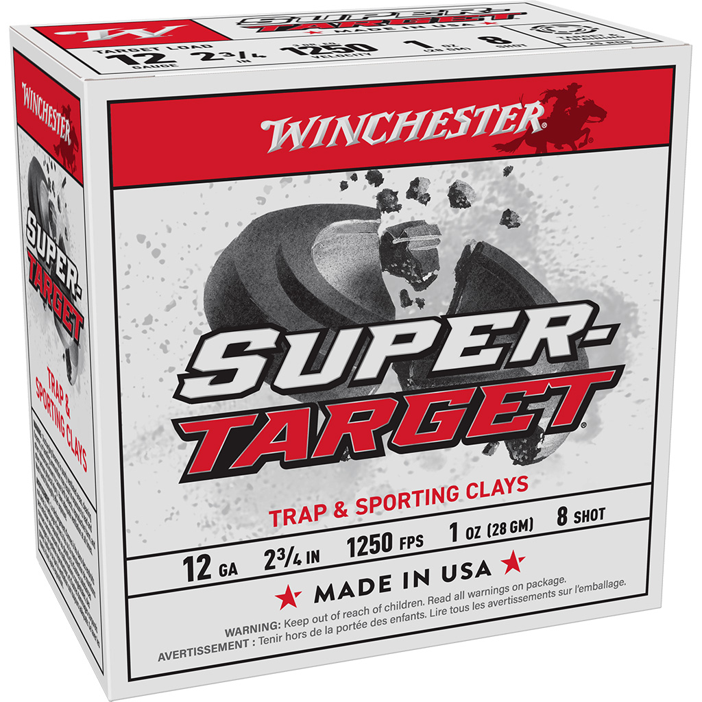 Winchester Super-Target 12 Gauge 2-3/4 in #8 Shot Shotshells