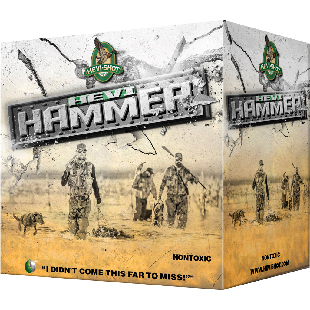 Hevi-Shot HEVI-Hammer 12 Gauge 3 in 1 1/4 oz #4 Shot 25 Rounds Shotshell