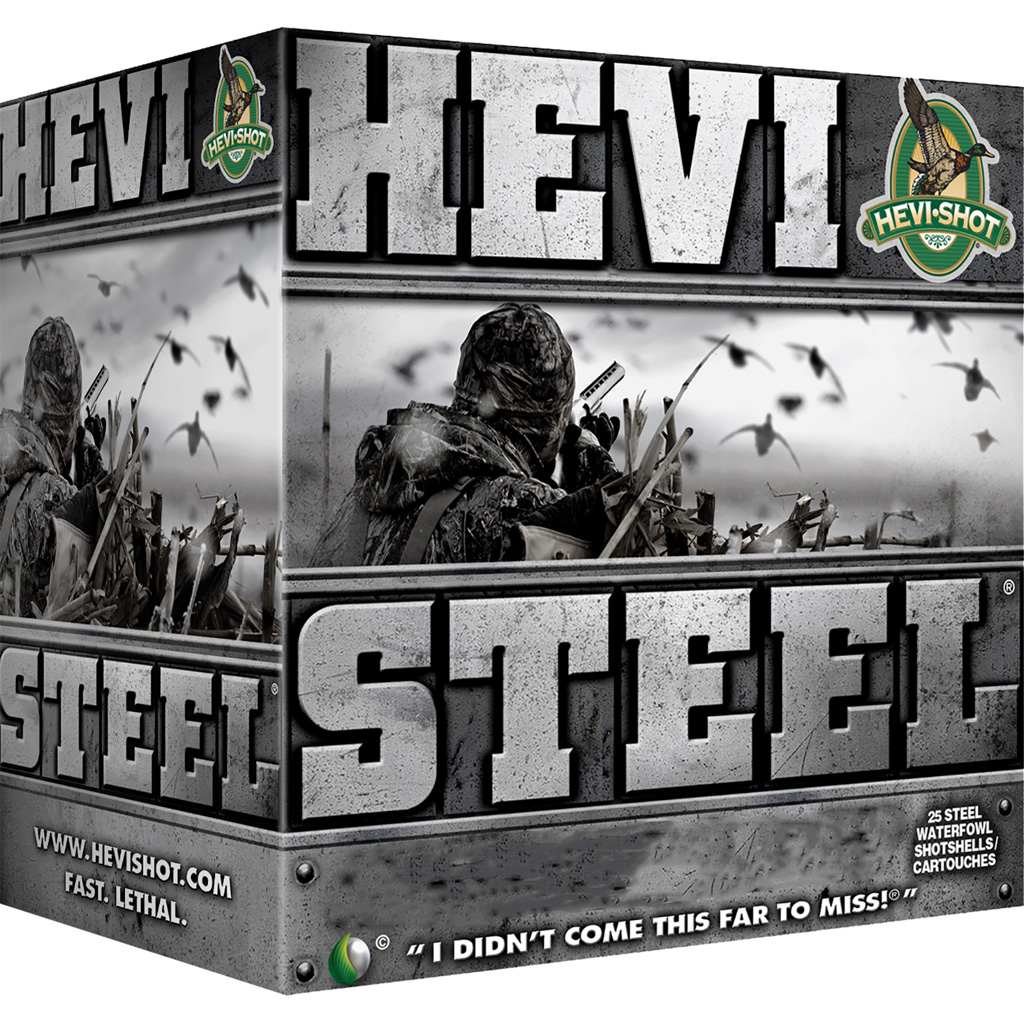HEVI-SHOT HEVI-TEAL 12 Gauge 3 in 1-1/4 oz #6 Steel Shotshell (25 Rounds)