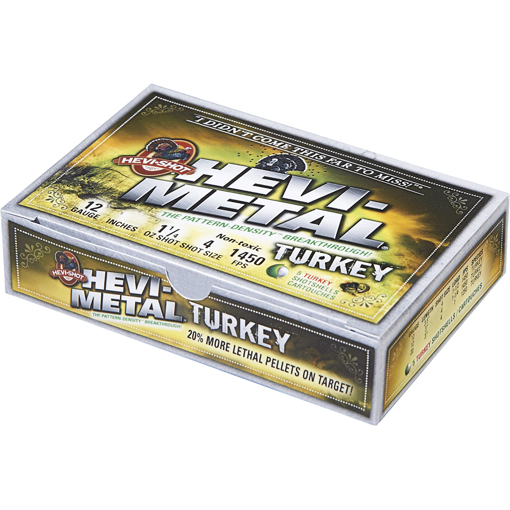 Hevi-Shot Hevi Metal Turkey Load 12 Gauge 3.5 in 4 Shot 5 Rounds