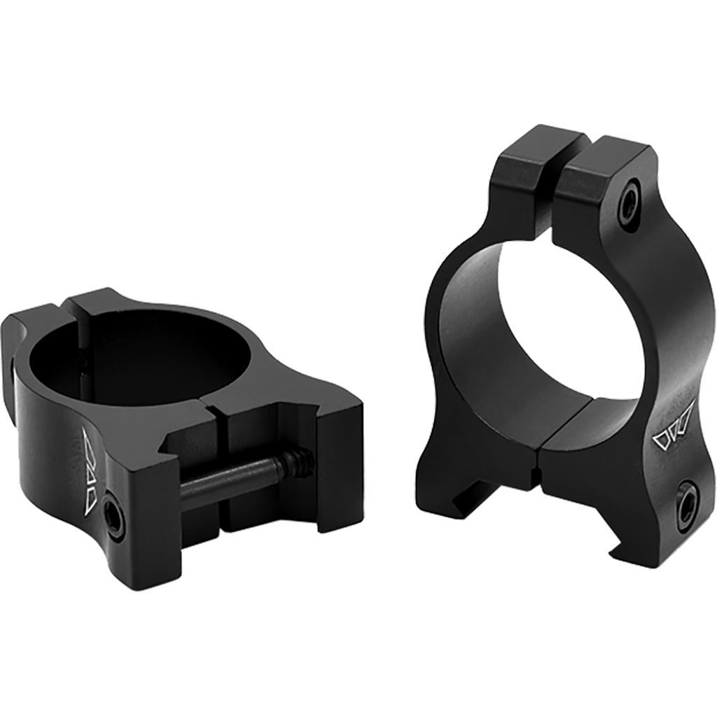 Warne V400M Vapor Scope Ring Set Low Profile Matte Black Aluminum (1 in. Tube)