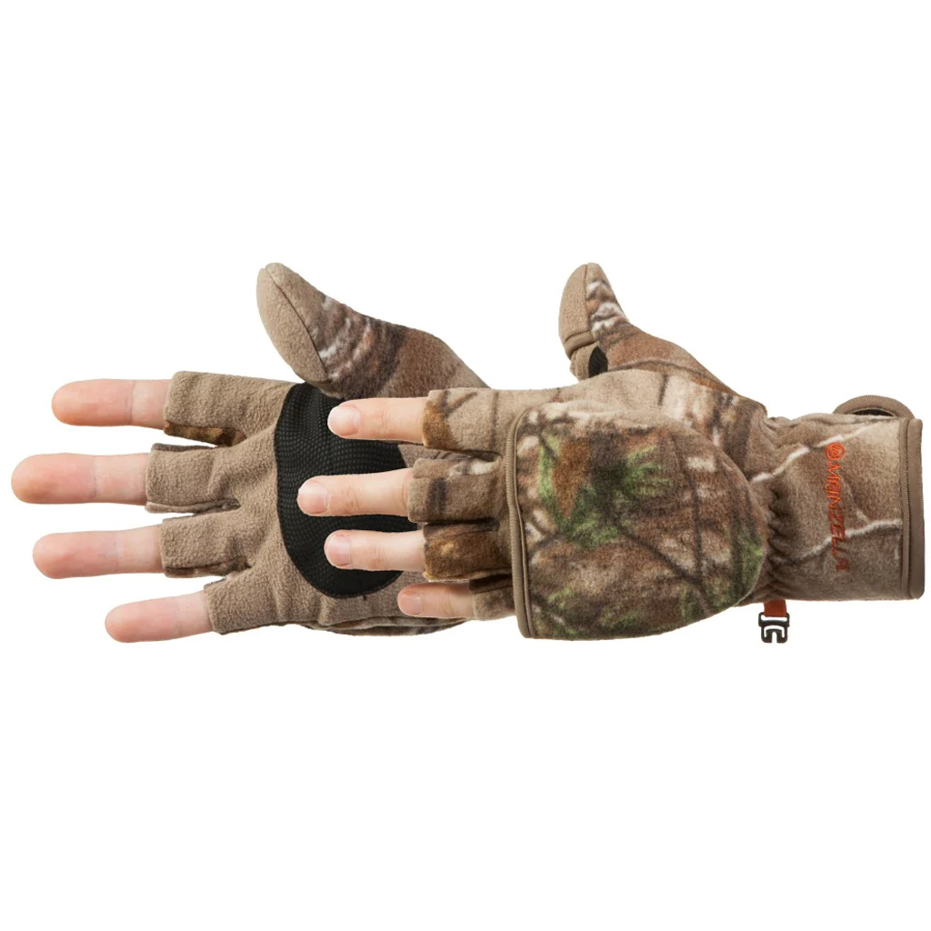 Manzella Bowhunter Convertible Glove/Mitten (Medium) Realtree Edge