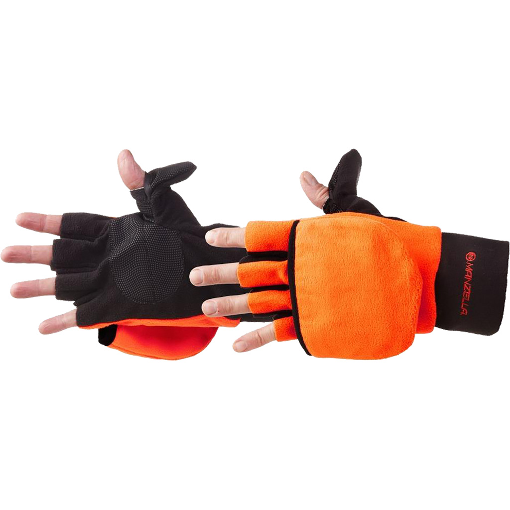 Manzella Convertible Glove/Mitten Hunter X-Large Blaze Orange