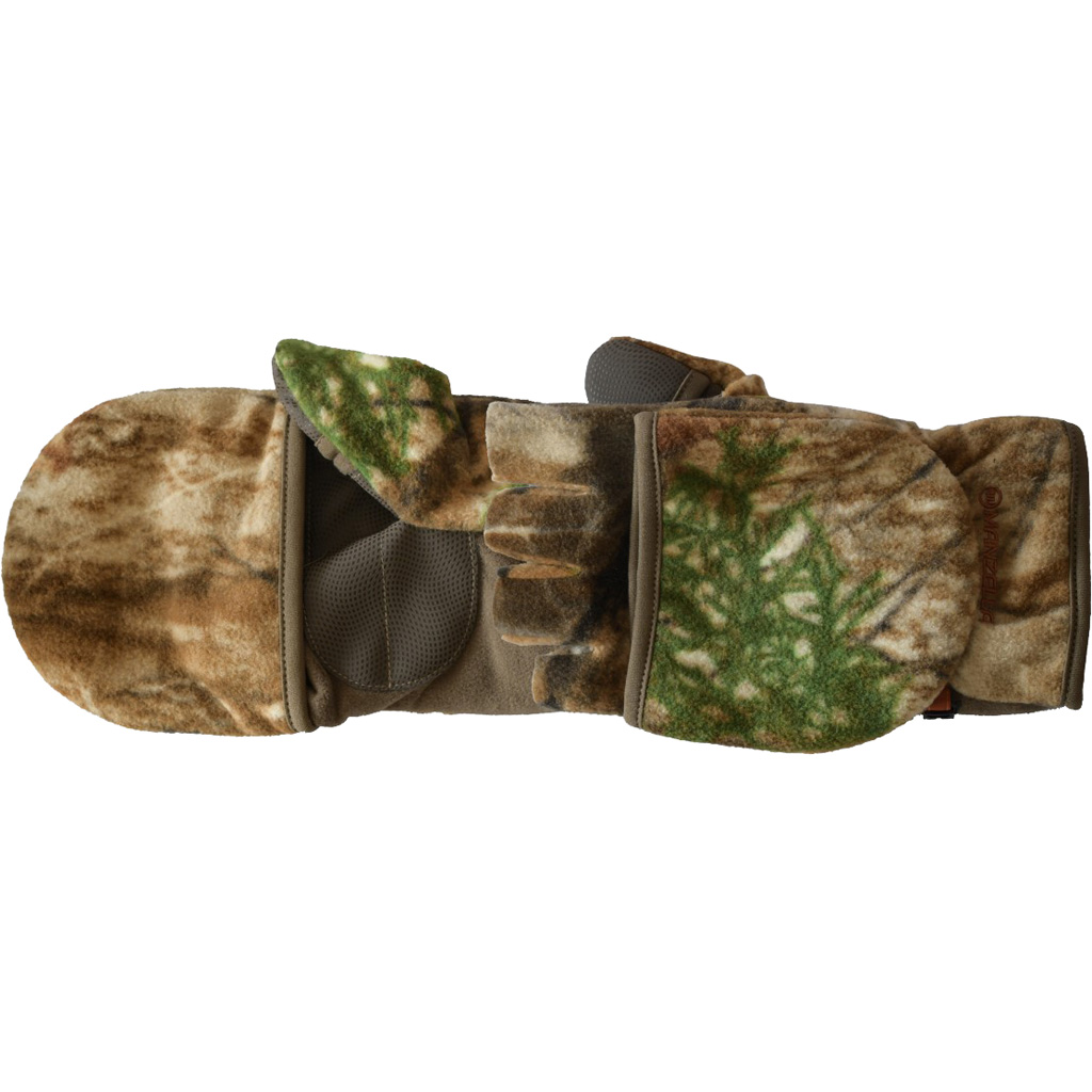 Manzella Hunter Fleece Gloves (Medium) Realtree Edge
