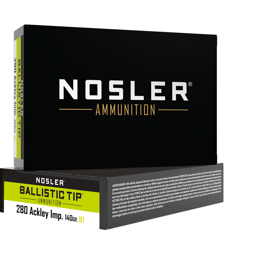 Nosler Ballistic Tip Rifle Ammunition