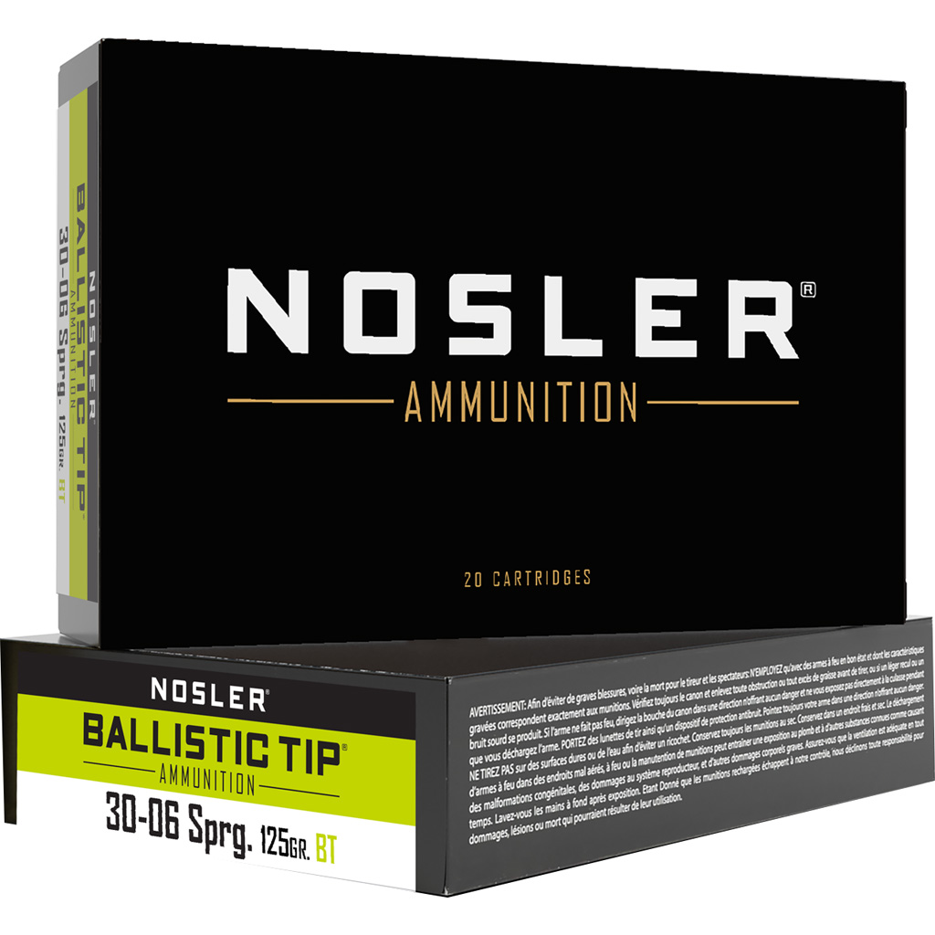 Nosler Ballistic Tip Hunting Ammo 40068