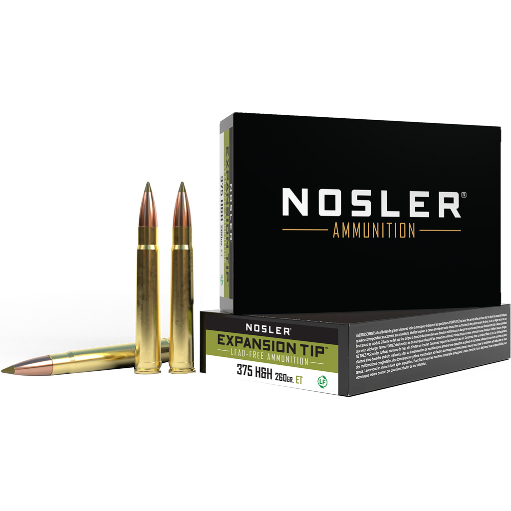 Nosler E-Tip Rifle Ammunition 260 gr 20 rd