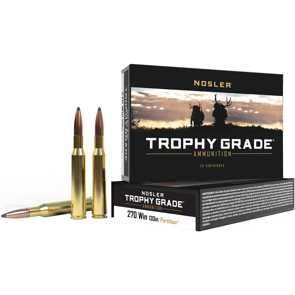 Nosler Trophy Grade Rifle Ammunition