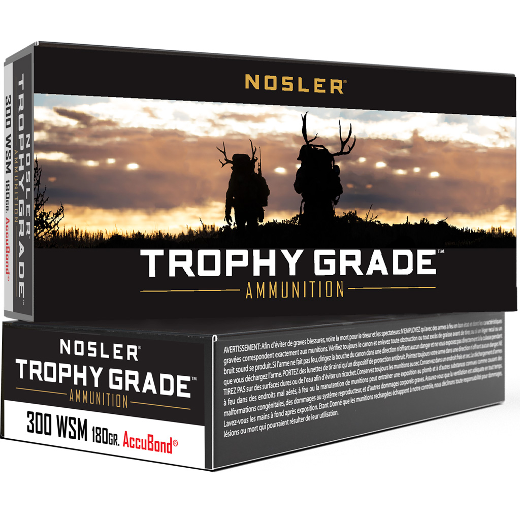 Nosler Trophy Grade AccuBond Rifle Ammunition