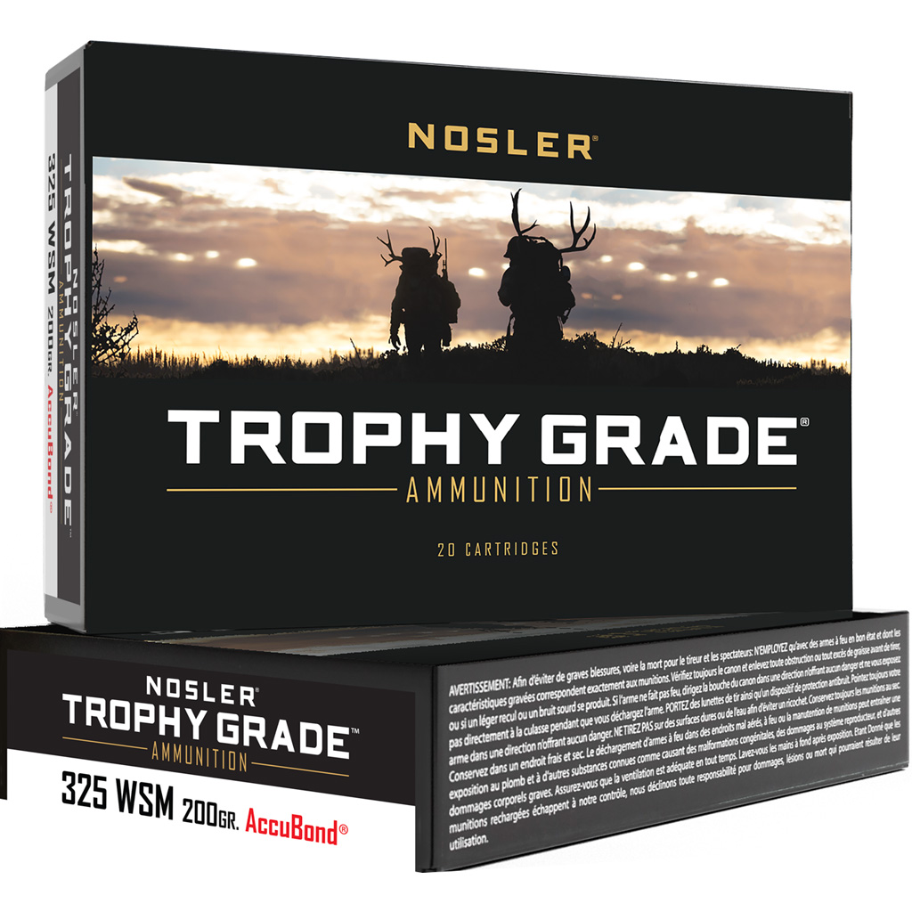 Nosler Trophy Grade .300 RUM 200 gr AccuBond SP Ammo