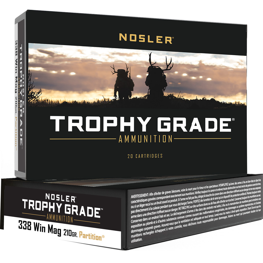 Nosler Trophy Grade .325 WSM 200 gr AccuBond Rifle Ammunition (20 Rounds)