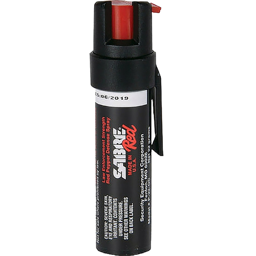 Sabre Red Compact Pepper Spray with Clip (0.75 oz) P-22-OC