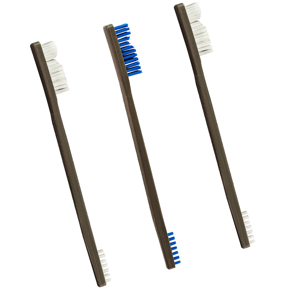 Otis FG-316-NB-3 AP Brushes 3-Pack All Purpose Nylon & Blue Nylon