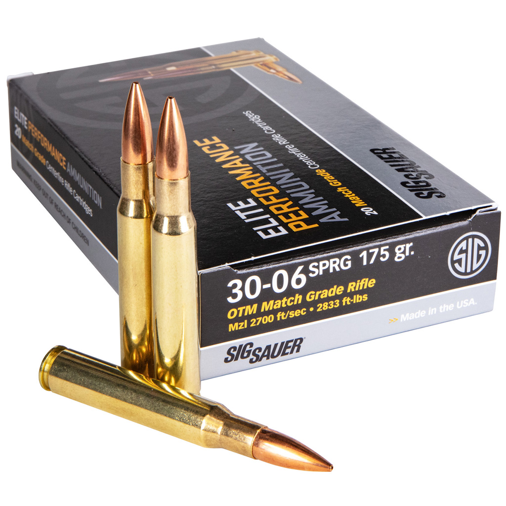 SIG SAUER Elite Match Grade .30-06 Springfield OTM Ammo (20 Rounds)
