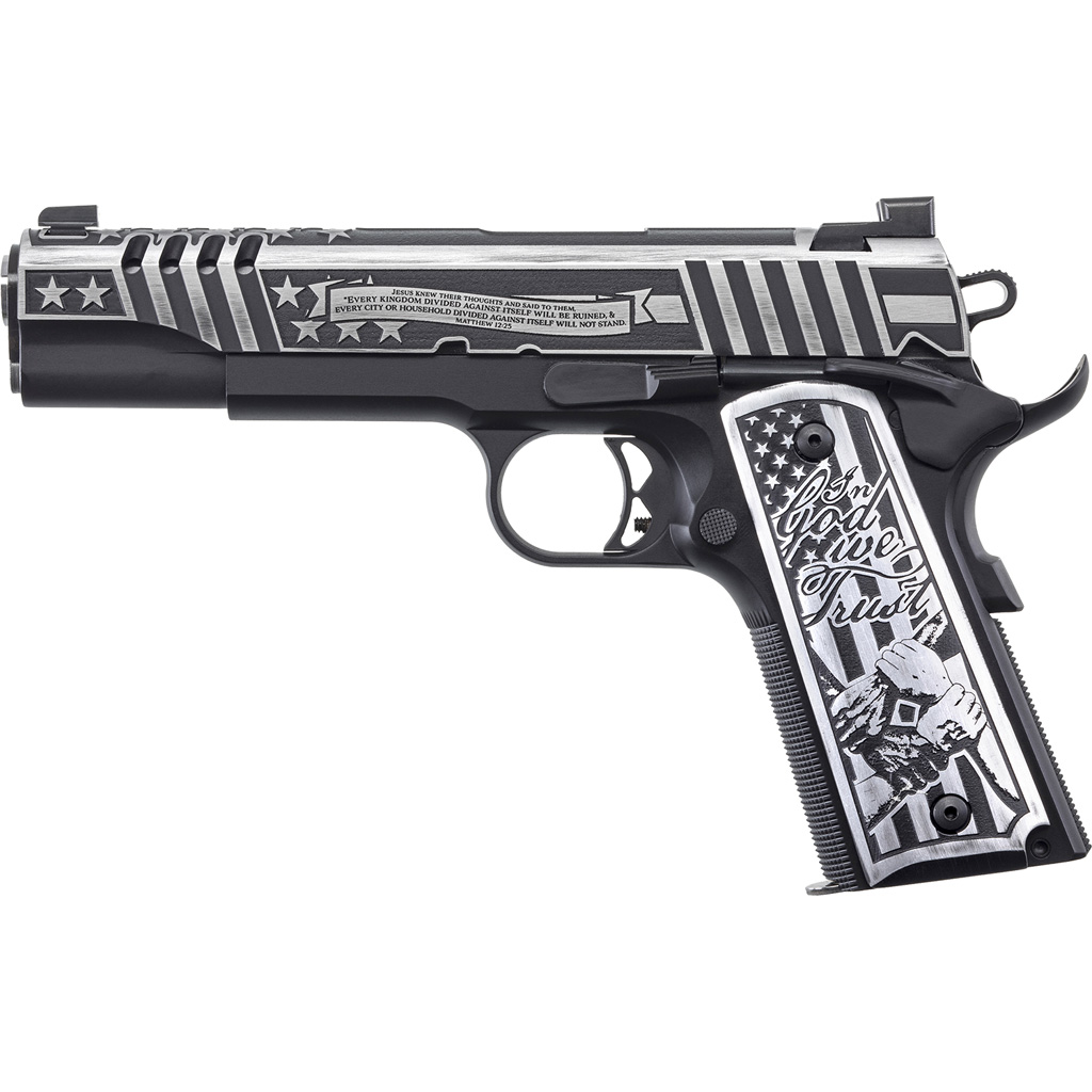 Auto-Ordnance 1911 United We Stand Special Edition Pistol .45 ACP 5 in Black Armor Cerakote 7 rd
