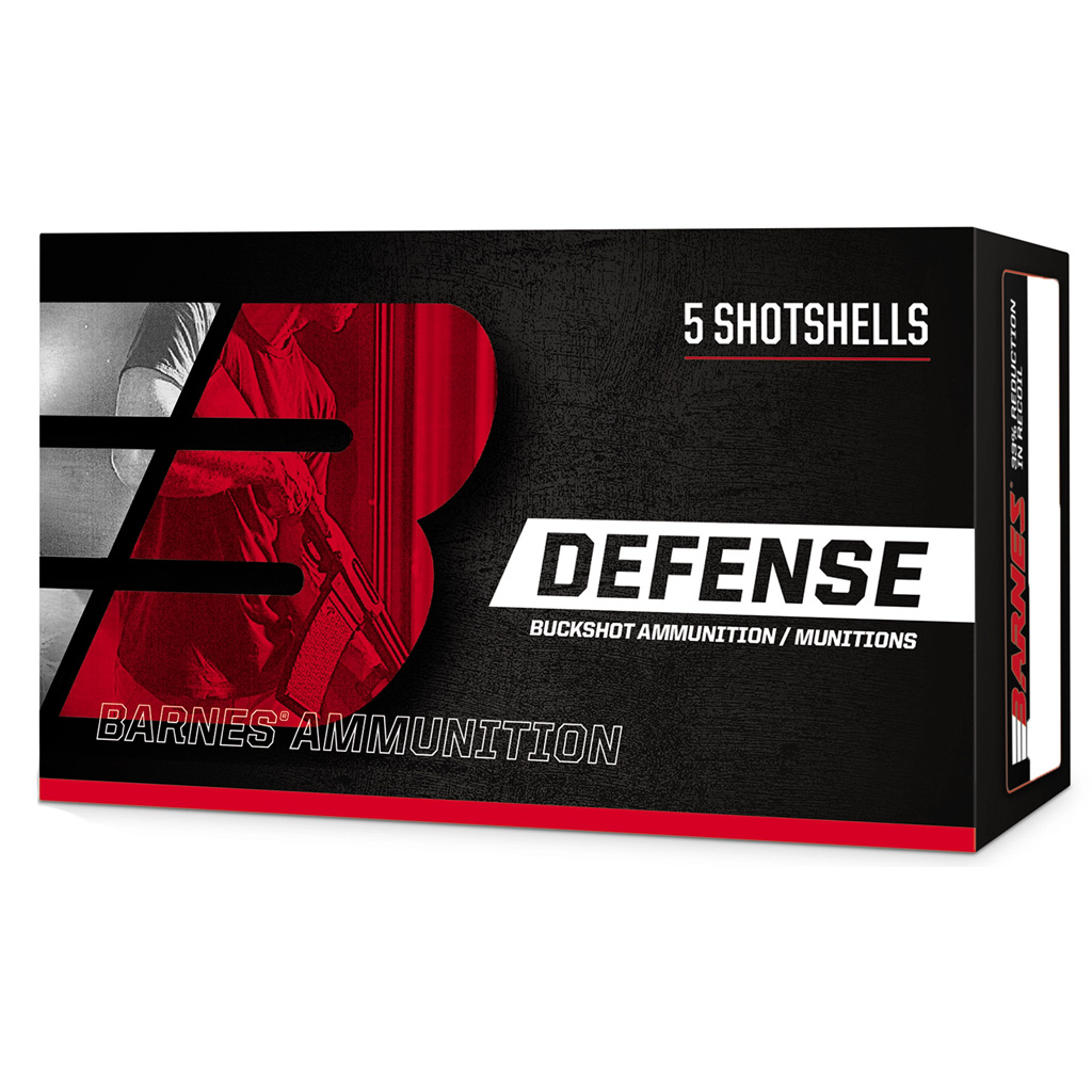 Barnes Defense Buckshot 00 Buck 12 Gauge (3 in.)