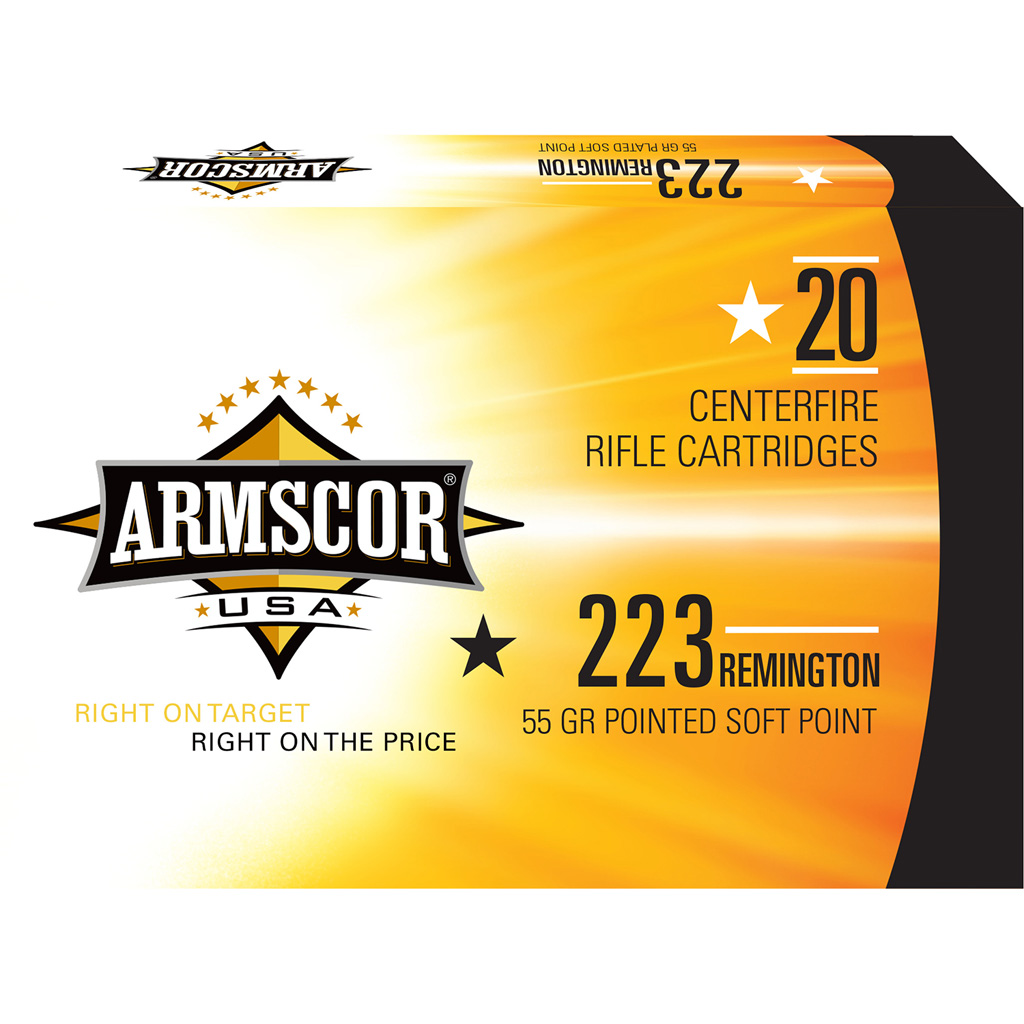 Armscor Armscor USA .223 Remington 55gr PSP Rifle Ammunition (20 Rounds)