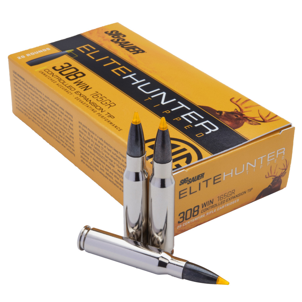SIG SAUER Elite AccuBond .308 Winchester 165 Grain Hunting Ammo (20 Rounds)