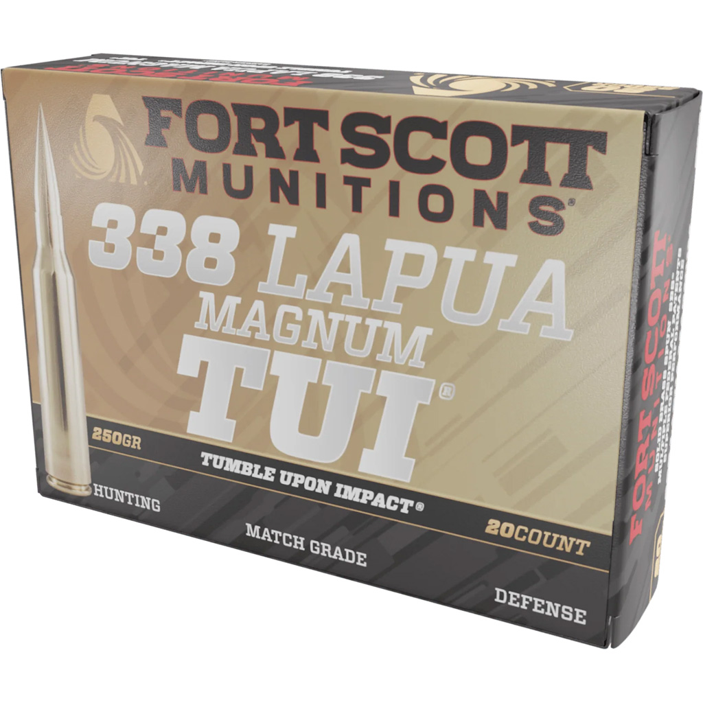 Fort Scott Munitions TUI 338 Lapua Magnum Rifle Ammo