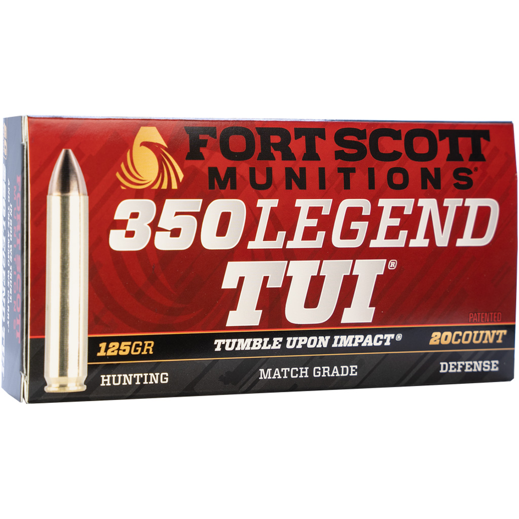 Fort Scott Munitions .350 Legend TUI Lead-Free Rifle Ammo 125 Grain