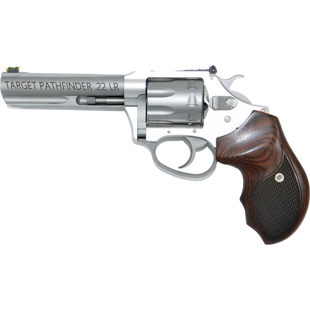 Charter Arms Pathfinder .22 LR 4.2" Revolver (Rosewood Grips, Adjustable Sights)