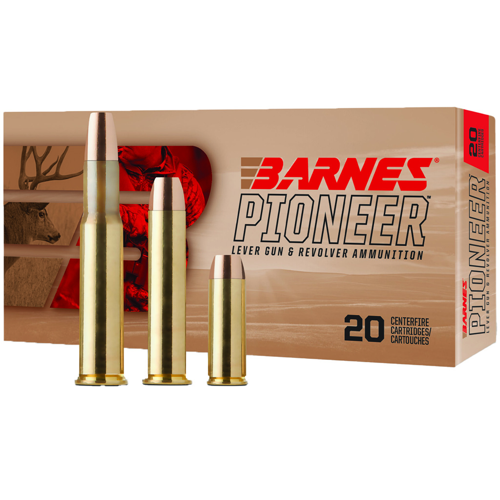 Barnes Pioneer Lever .45-70 Government TSX-FN 300 Grain Ammo (20 Rounds)