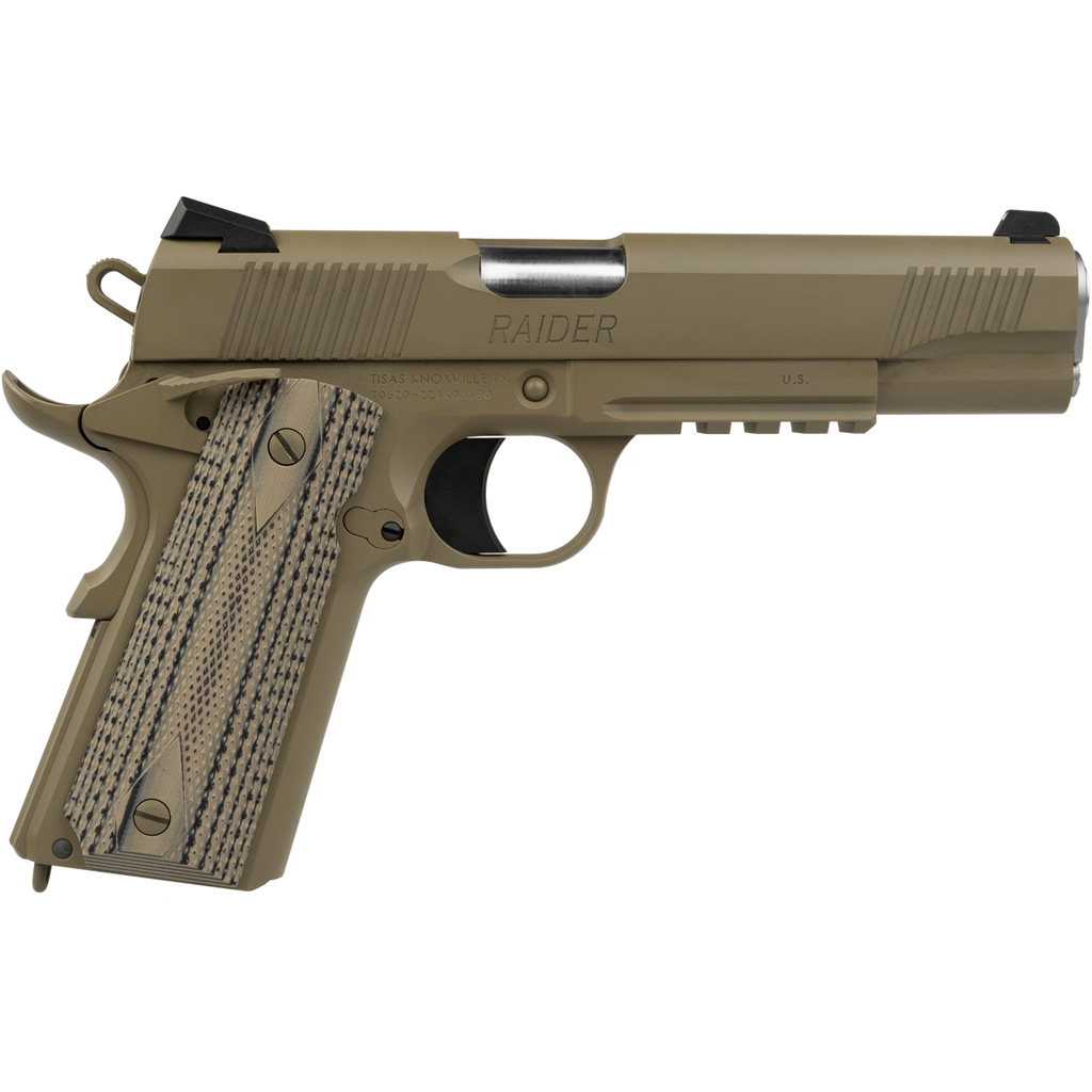 Tisas 1911 Raider 5" .45 ACP 8rd G10 FDE Cerakote Handgun
