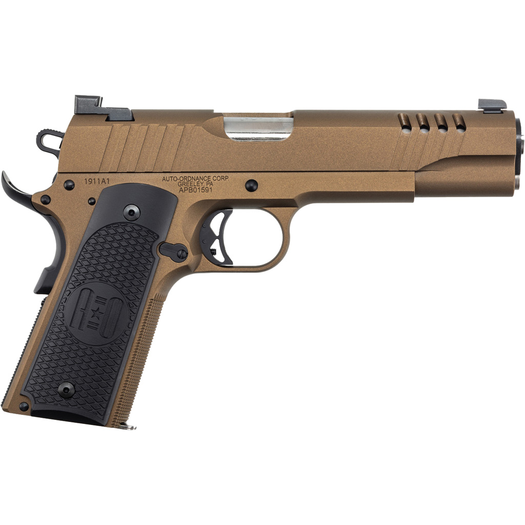Auto-Ordnance 1911TCAC10 1911 Pistol .45 ACP (5 in) Burnt Bronze Cerakote