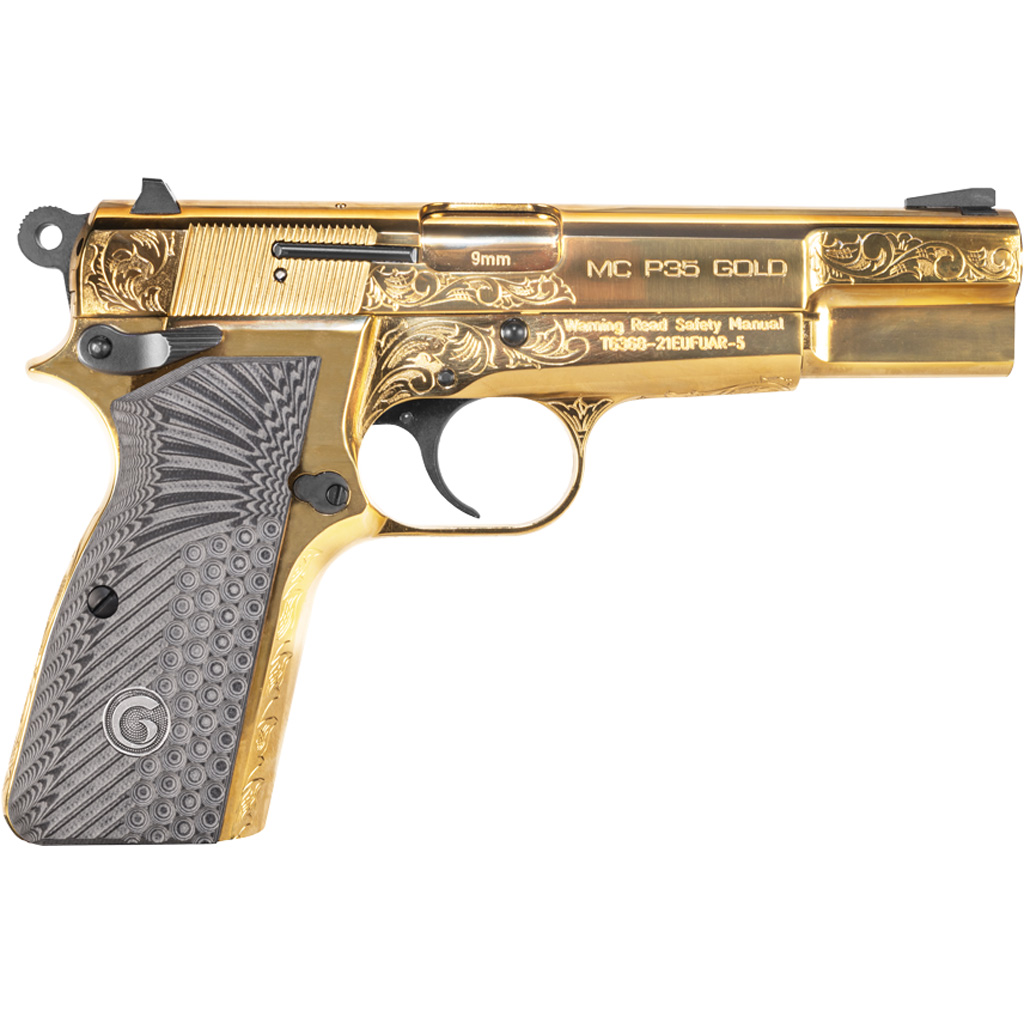 EAA Girsan MCP35 9mm Gold Engraved Pistol 4.87in 15rd