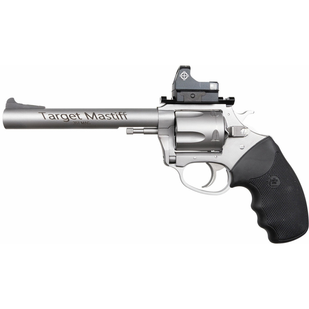 Charter Arms Target Mastiff Revolver .357 Magnum 5rd 6" Stainless Steel with Sightmark Micro Optic